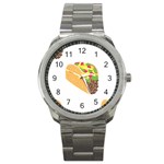 Emoji Taco Sport Metal Watch