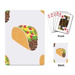 Emoji Taco Playing Cards Single Design