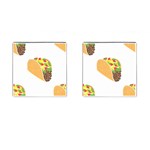 Emoji Taco Cufflinks (Square)