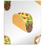 Emoji Taco Canvas 8  x 10 