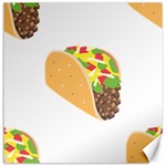 Emoji Taco Canvas 12  x 12 