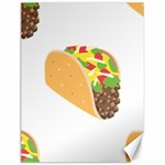 Emoji Taco Canvas 12  x 16 