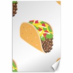 Emoji Taco Canvas 12  x 18 