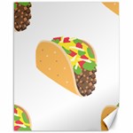 Emoji Taco Canvas 16  x 20 