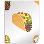 Emoji Taco Canvas 11  x 14 