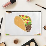 Emoji Taco Cosmetic Bag (Large)