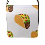 Emoji Taco Flap Closure Messenger Bag (L)