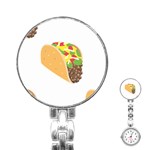 Emoji Taco Stainless Steel Nurses Watch