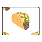 Emoji Taco Double Sided Fleece Blanket (Small)