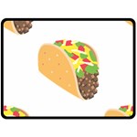 Emoji Taco Double Sided Fleece Blanket (Large)