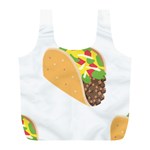 Emoji Taco Full Print Recycle Bag (L)