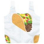 Emoji Taco Full Print Recycle Bag (XL)