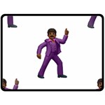 Emoji Dancing Man Fleece Blanket (Large)