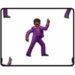 Emoji Dancing Man Fleece Blanket (Medium)