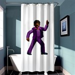 Emoji Dancing Man Shower Curtain 36  x 72  (Stall)