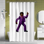 Emoji Dancing Man Shower Curtain 48  x 72  (Small)