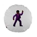 Emoji Dancing Man Standard 15  Premium Round Cushion 