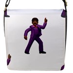 Emoji Dancing Man Flap Closure Messenger Bag (S)