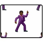 Emoji Dancing Man Double Sided Fleece Blanket (Medium)