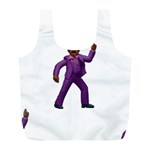 Emoji Dancing Man Full Print Recycle Bag (L)