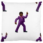 Emoji Dancing Man Large Flano Cushion Case (One Side)