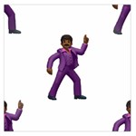 Emoji Dancing Man Large Satin Scarf (Square)