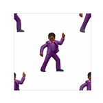 Emoji Dancing Man Small Satin Scarf (Square)