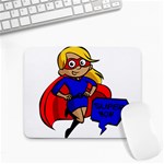 blonde super mom Small Mousepad