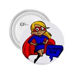 blonde super mom 2.25  Button