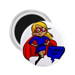 blonde super mom 2.25  Magnet