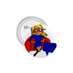 blonde super mom 1.75  Button