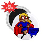 blonde super mom 2.25  Magnet (10 pack)