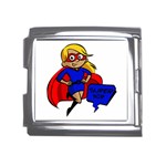 blonde super mom Mega Link Italian Charm (18mm)