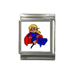 blonde super mom Italian Charm (13mm)