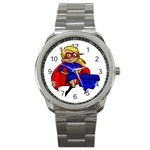 blonde super mom Sport Metal Watch