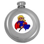 blonde super mom Hip Flask (5 oz)