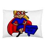 blonde super mom Pillow Case