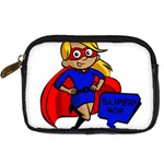 blonde super mom Digital Camera Leather Case