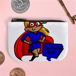 blonde super mom Mini Coin Purse