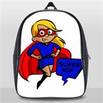 blonde super mom School Bag (Large)