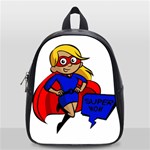 blonde super mom School Bag (Small)