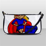 blonde super mom Shoulder Clutch Bag