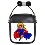 blonde super mom Girls Sling Bag