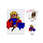 blonde super mom Playing Cards (Mini)