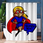 blonde super mom Shower Curtain 60  x 72  (Medium)