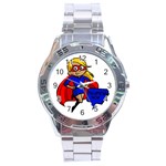 blonde super mom Stainless Steel Analogue Watch