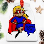 blonde super mom Ornament (Bell)