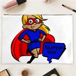 blonde super mom Cosmetic Bag (XXL)