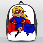 blonde super mom School Bag (XL)