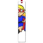 blonde super mom Large Book Mark